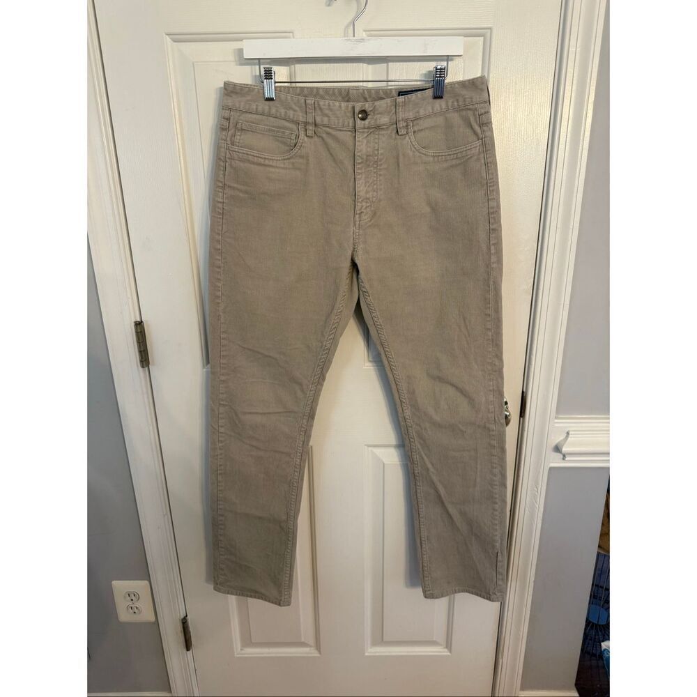 Vineyard Vines Gray Corduroy 5 Pocket Jeans sz 33X32 EUC